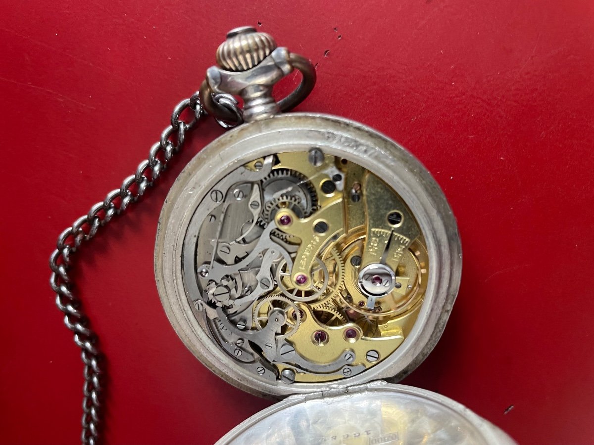 Leonidas Silver Pocket Watch -photo-2