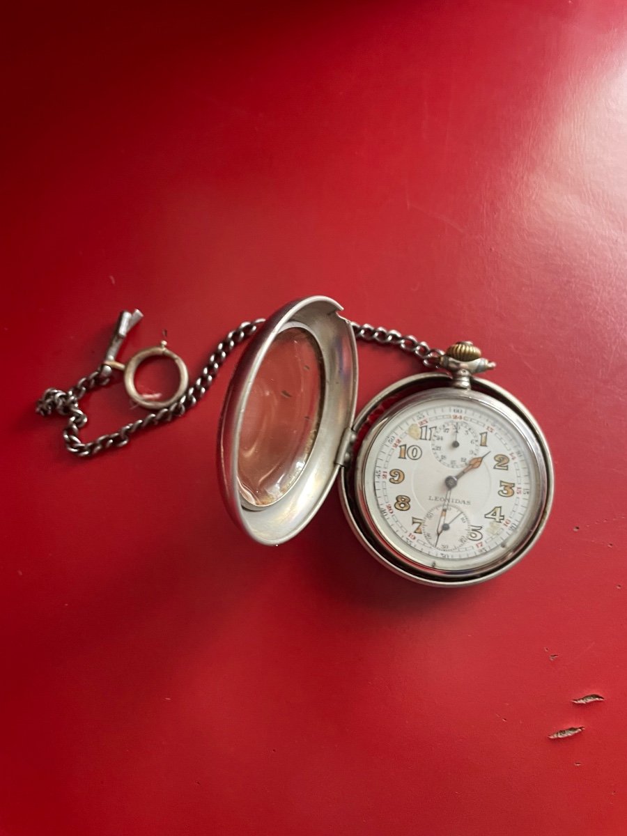 Leonidas Silver Pocket Watch -photo-1