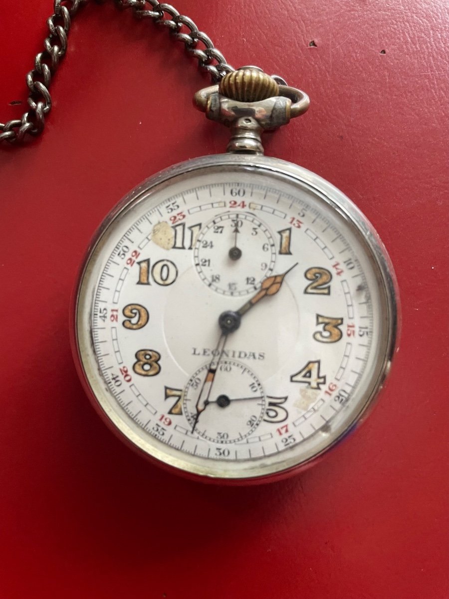 Leonidas Silver Pocket Watch -photo-5