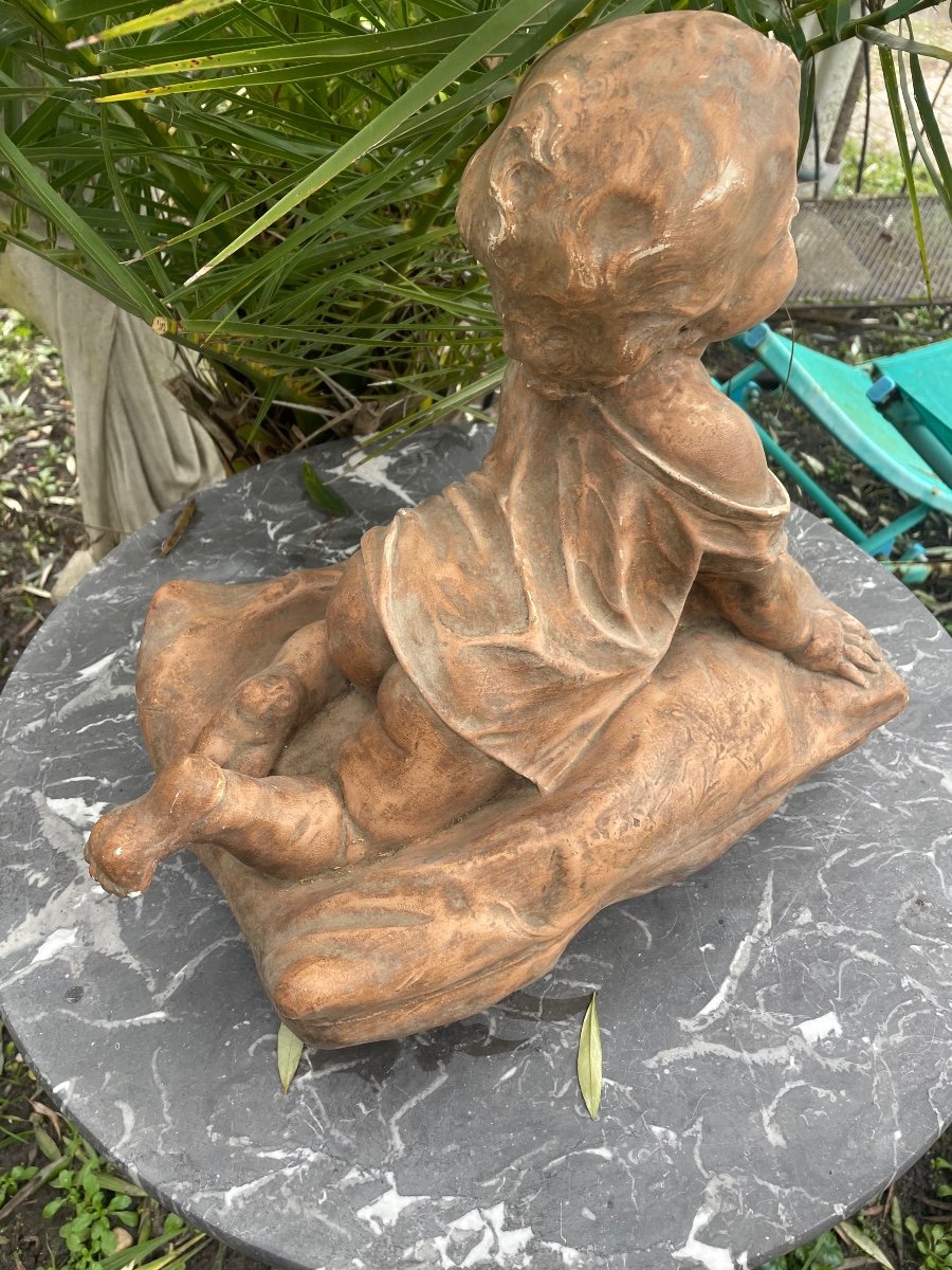 Stomach-lifting Child Sculpture -photo-4