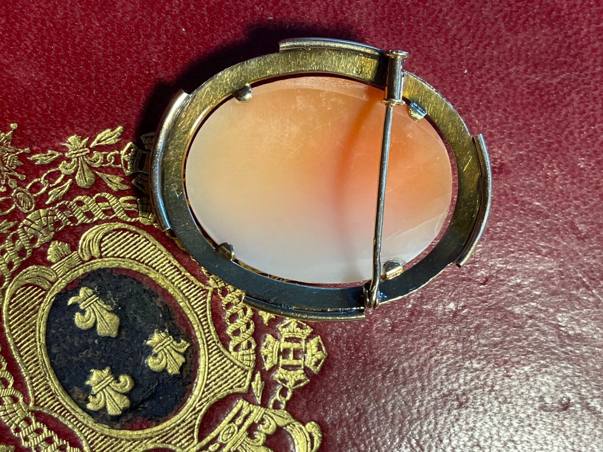 Gold Cameo Brooch -photo-3