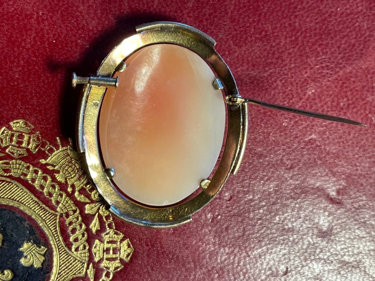 Gold Cameo Brooch -photo-2