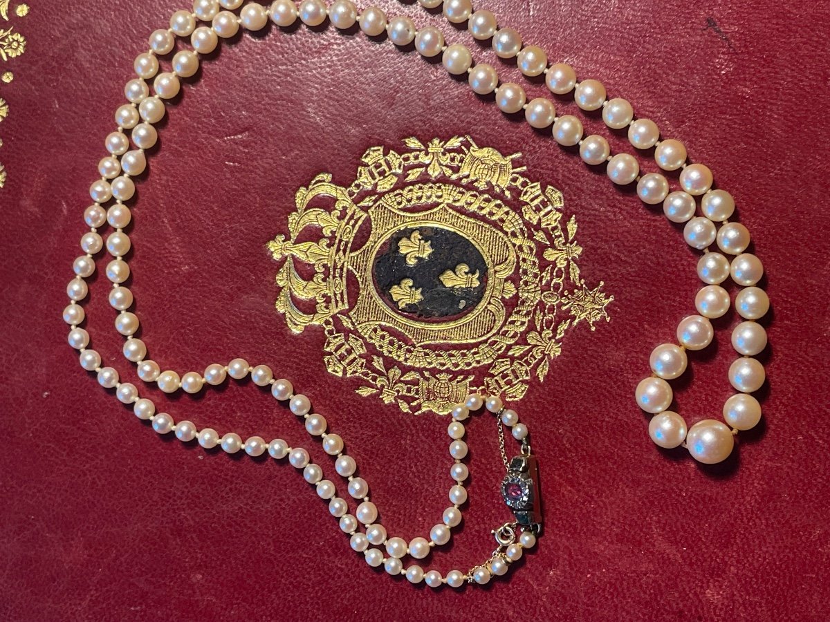 19th Century Pearl Necklace -photo-1