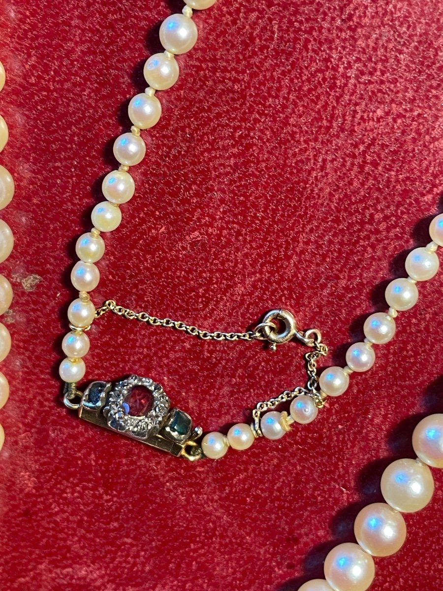 19th Century Pearl Necklace -photo-4