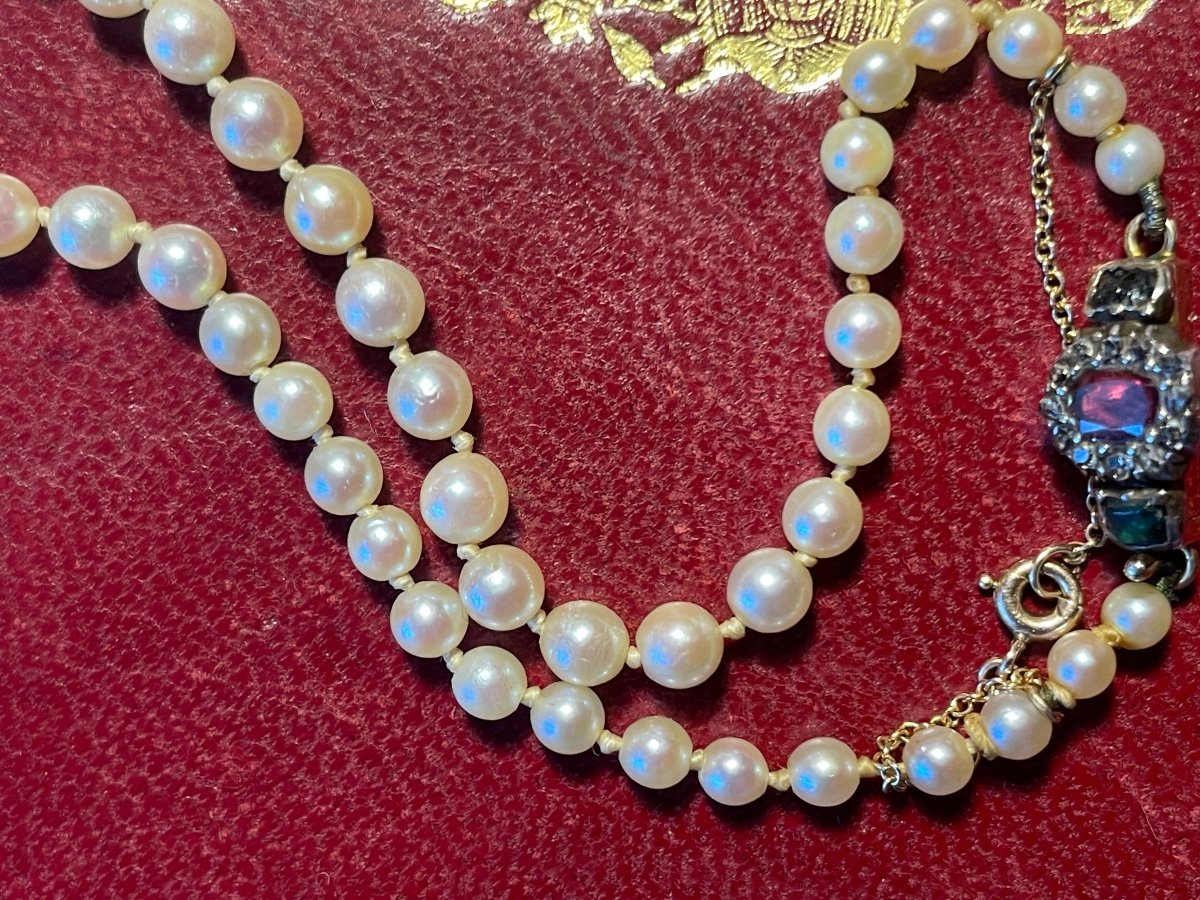 19th Century Pearl Necklace -photo-6