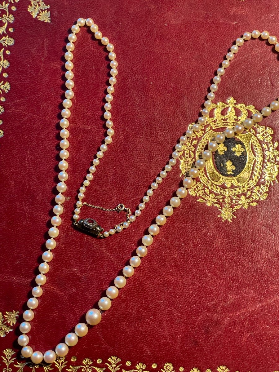 19th Century Pearl Necklace -photo-8