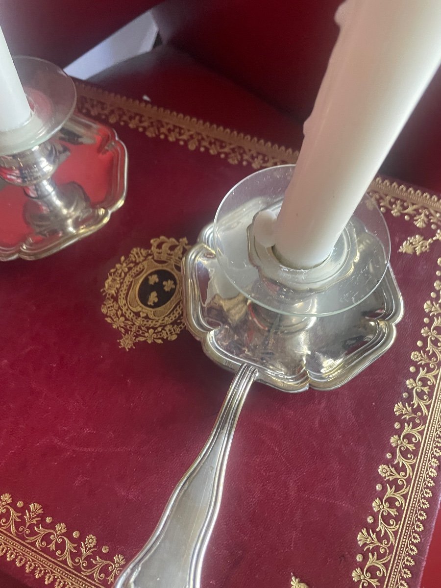 Pair Of Hand Candlesticks -photo-2