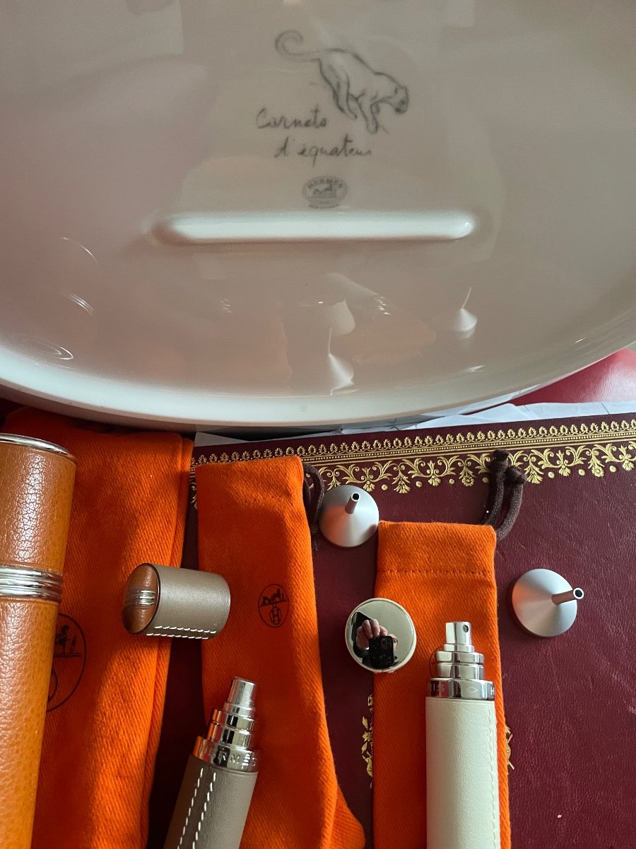 Hermès Porcelain Spray And Plate Set -photo-2