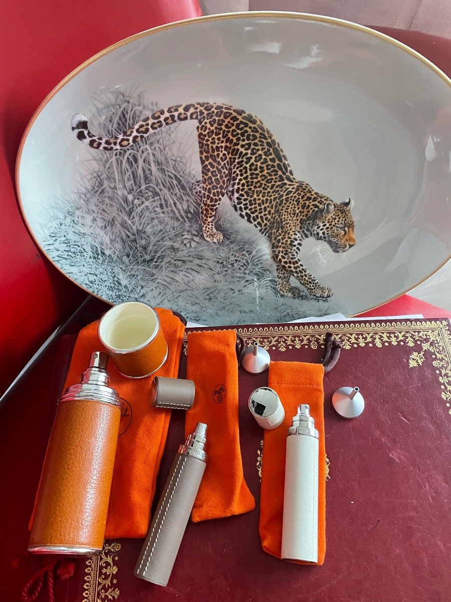 Hermès Porcelain Spray And Plate Set -photo-2