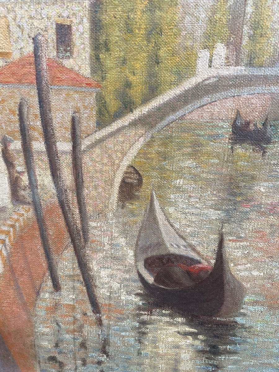 Venice And Gondolas 