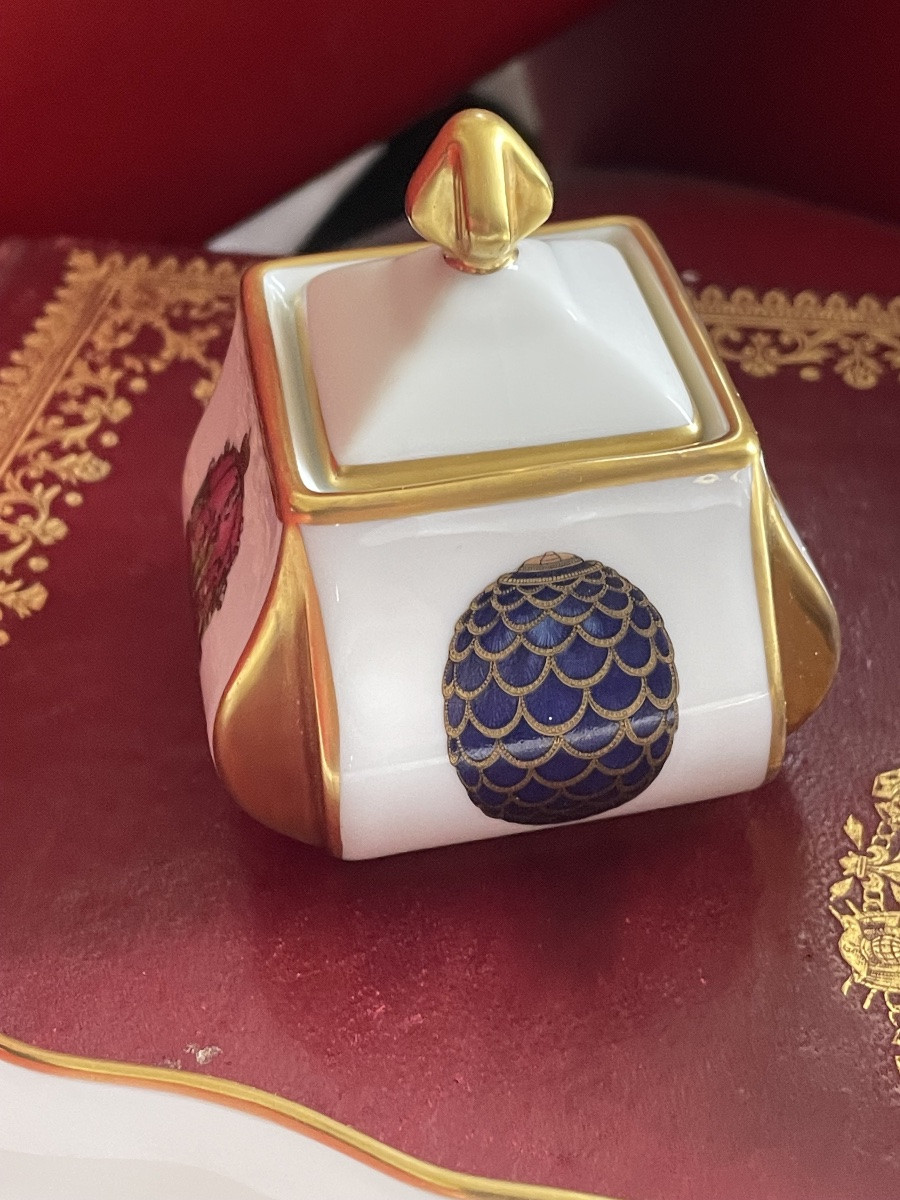 Inkwell, Fabergé Limoges -photo-3