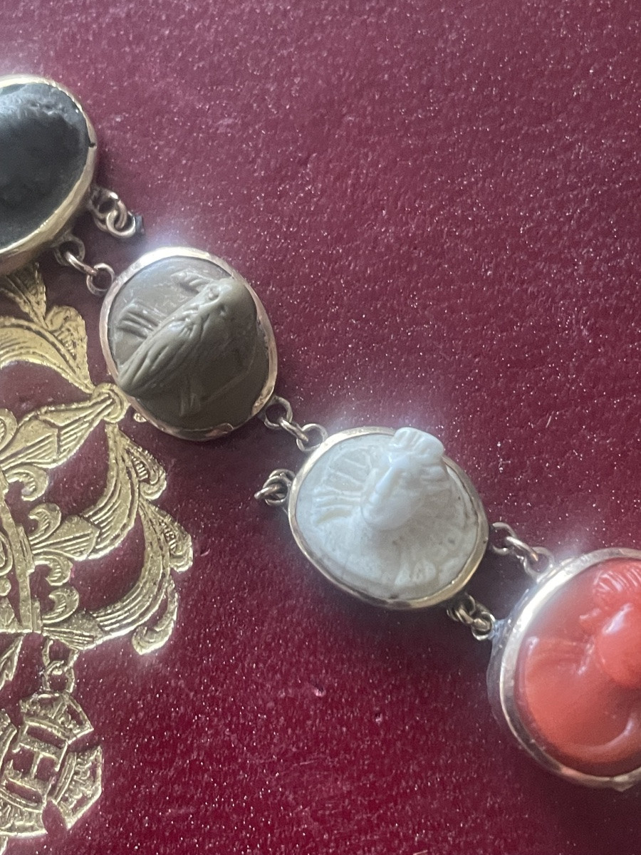 Bracelet Or Et Pierres Dures -photo-7