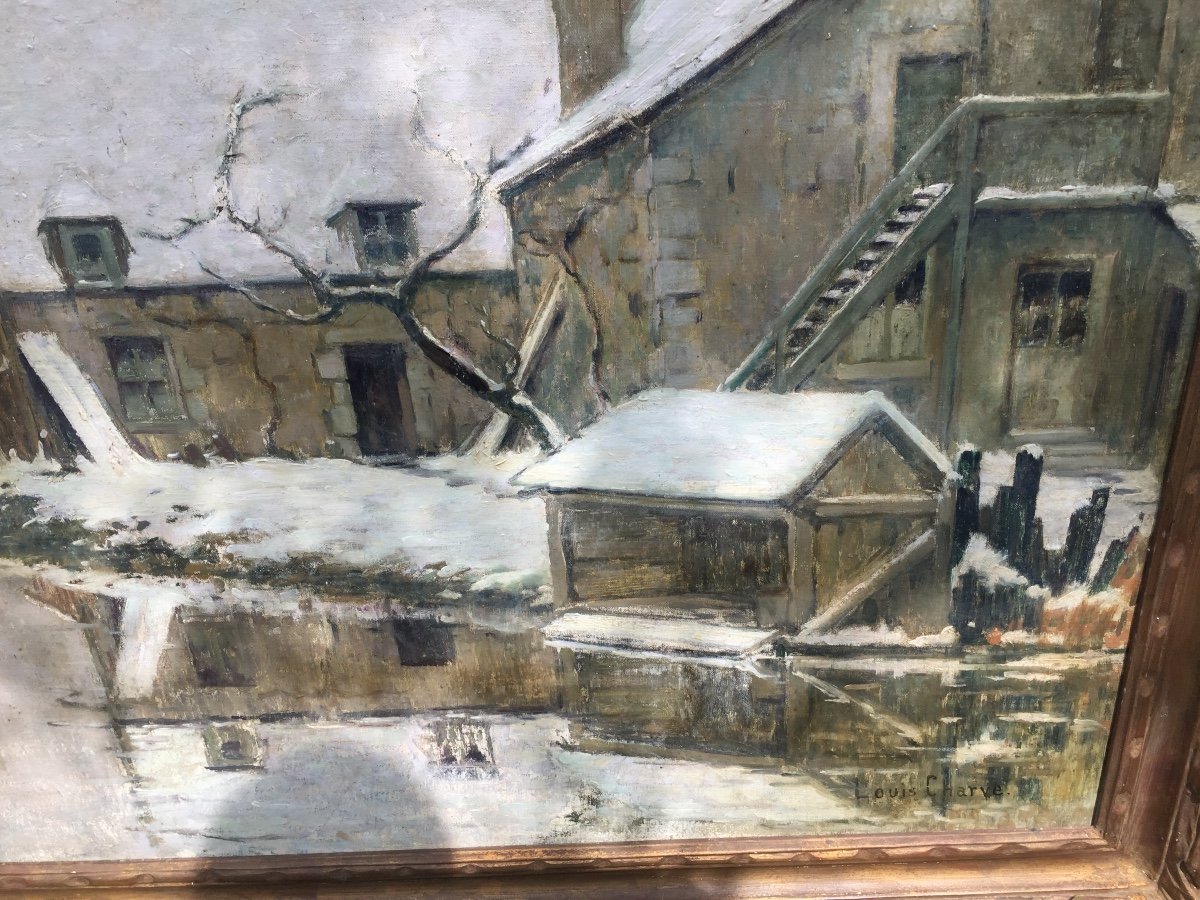 Snow Painting By Louis Charve-photo-3