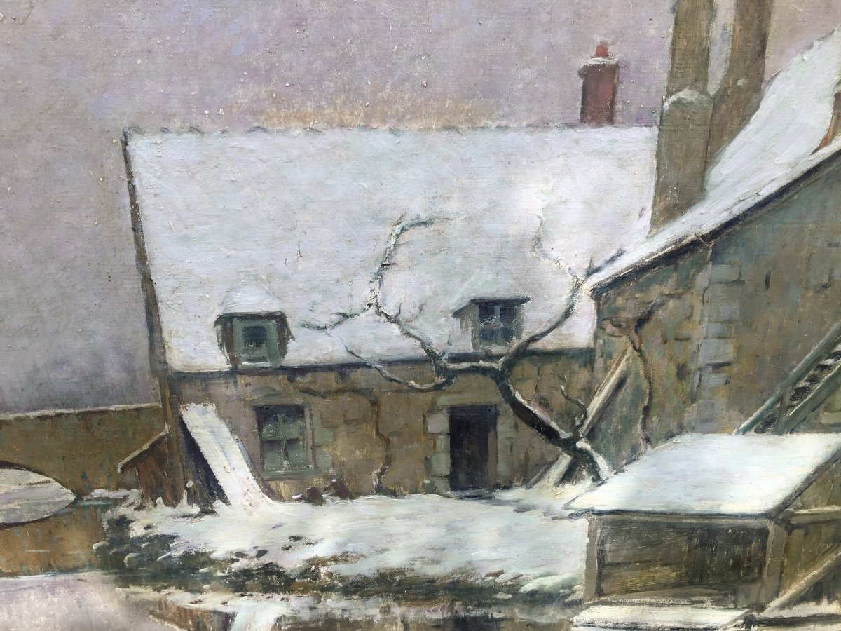 Snow Painting By Louis Charve-photo-4