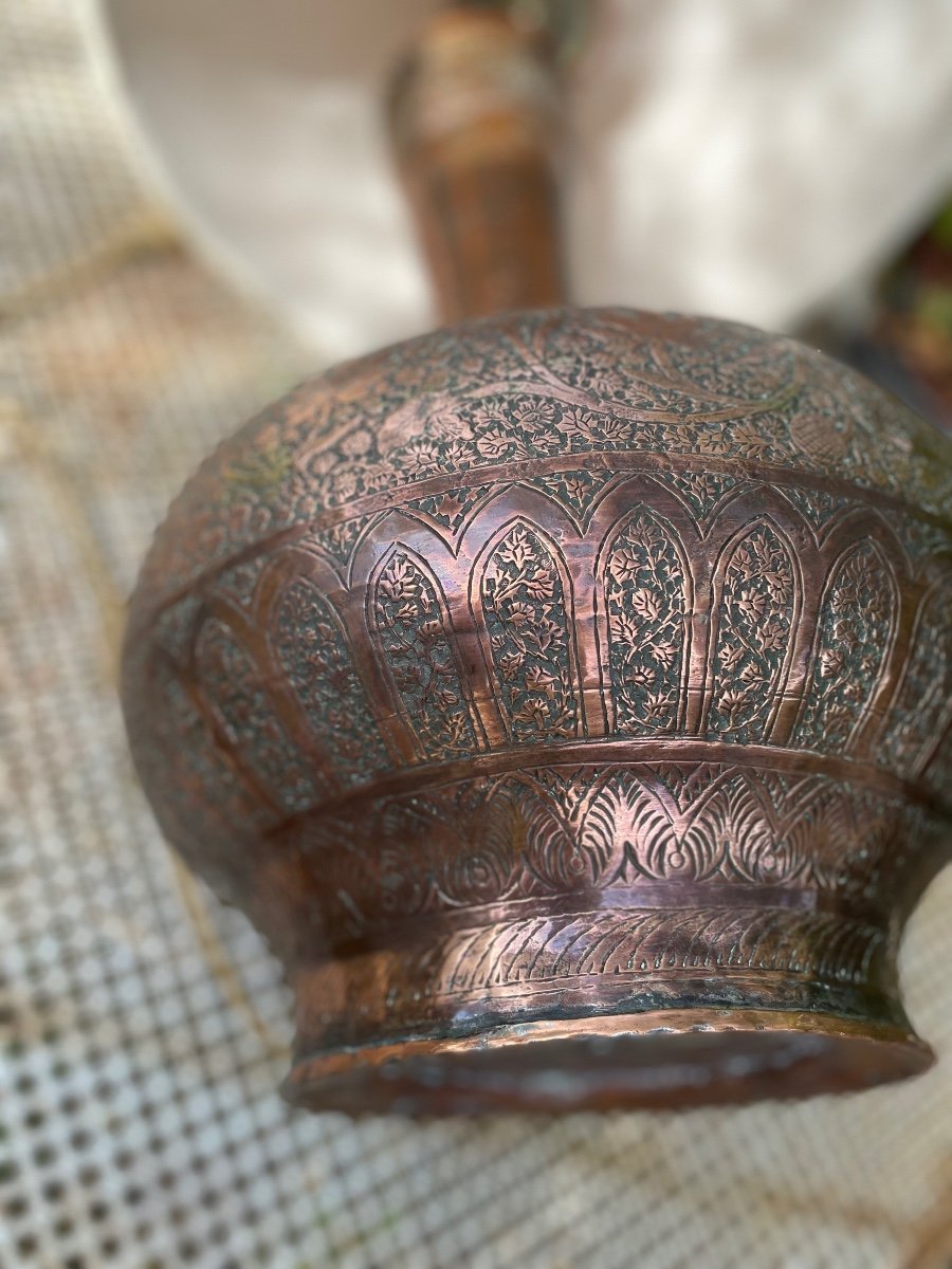 Vase With Medicinal Plants XVIII Eme From India-photo-2