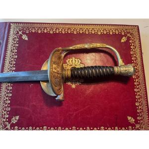19th Century Gilt Bronze Sword