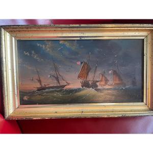 Tableau Marine  Bateaux 