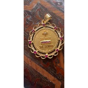 Medaille D’amour Augis or 