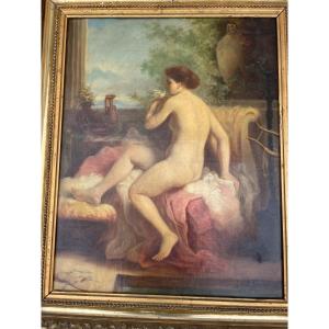 Femme Nue à La Colombe 