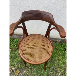 Fauteuil Bistrot En Bois Courbé De Josep Hofmann 