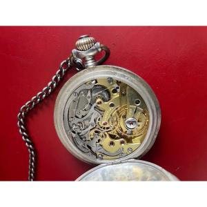 Leonidas Silver Pocket Watch 