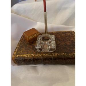 Crystal Inkwell Leather Book 