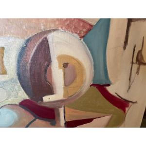 Plazas Cubist Painting 