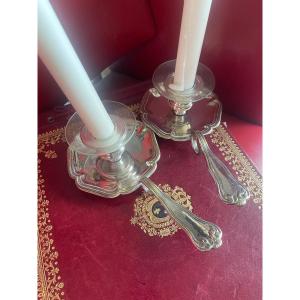 Pair Of Hand Candlesticks 