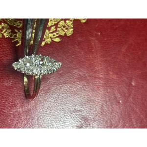 Bague Marquise Diamants 