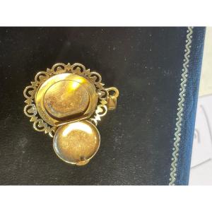 Gold And Pearl Stash Pendant 