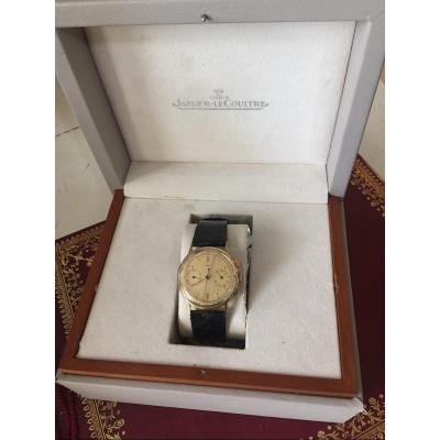 Jaeger Gold Chronograph Watch