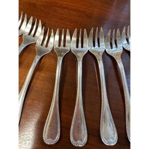 Malmaison Christofle Oyster Forks 