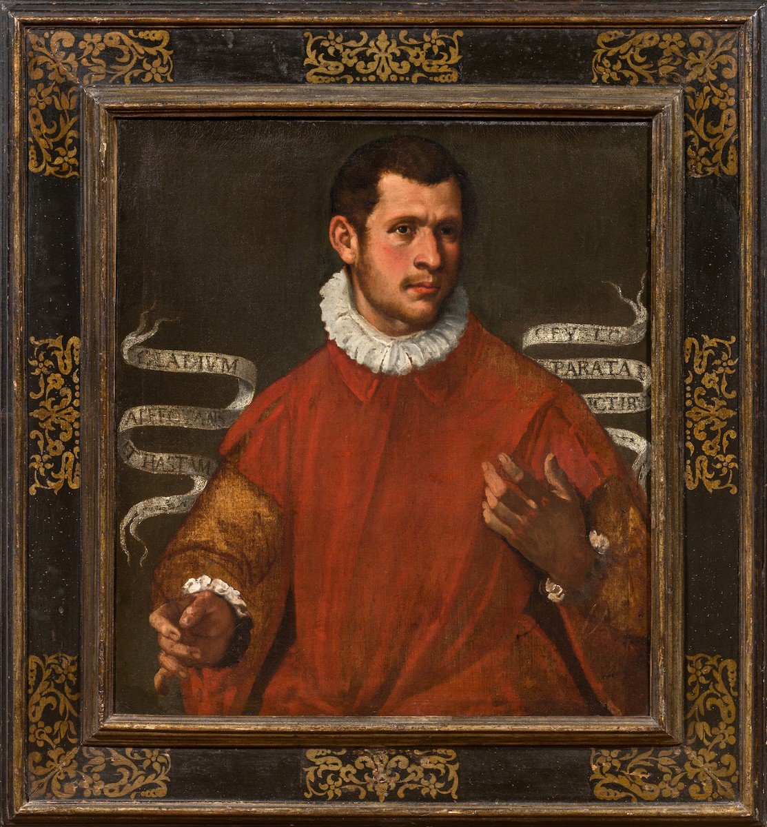 Agostino Carracci (bologna 1557–parma 1602) Portrait Of A Gentleman-photo-2