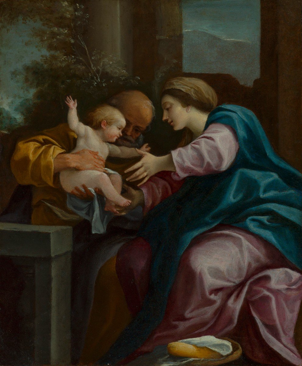 Lorenzo Garbieri (bologna 1580 – Mantova 1654)  Holy Family