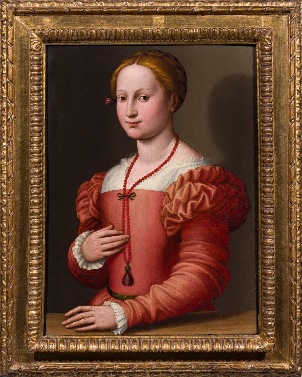 Innocenzo Francucci "Innocenzo da Imola" (Imola 1490-Bologna 1545) Portrait de Dame