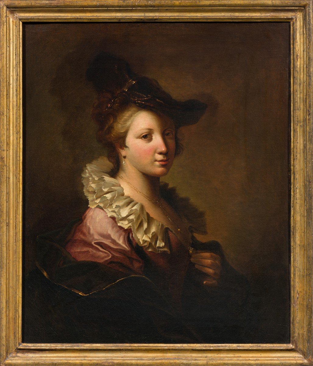 After Alexis Grimou (  Argenteuil, 1678-parigi, 1733) Portrait Of A Lady 