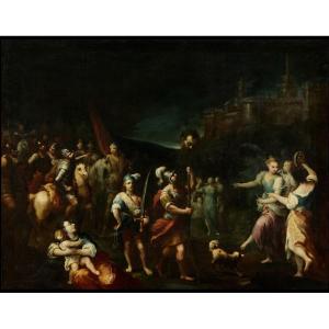 Antonio Gionima (venezia 1697-bologna 1732) The Triumph Of David