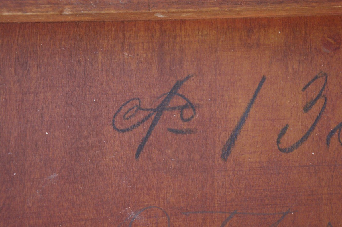 école De Barbizon Vers 1850 Sur Bois Signature?-photo-3