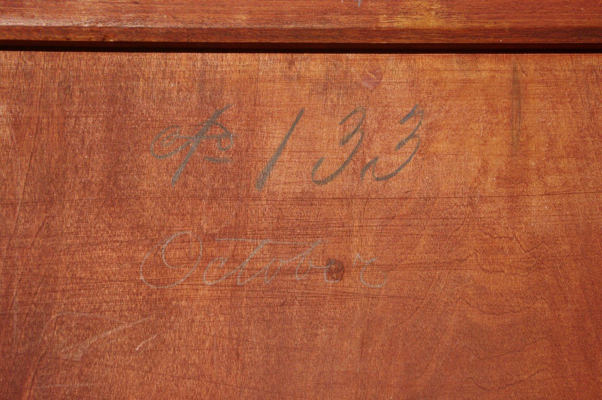 école De Barbizon Vers 1850 Sur Bois Signature?-photo-2