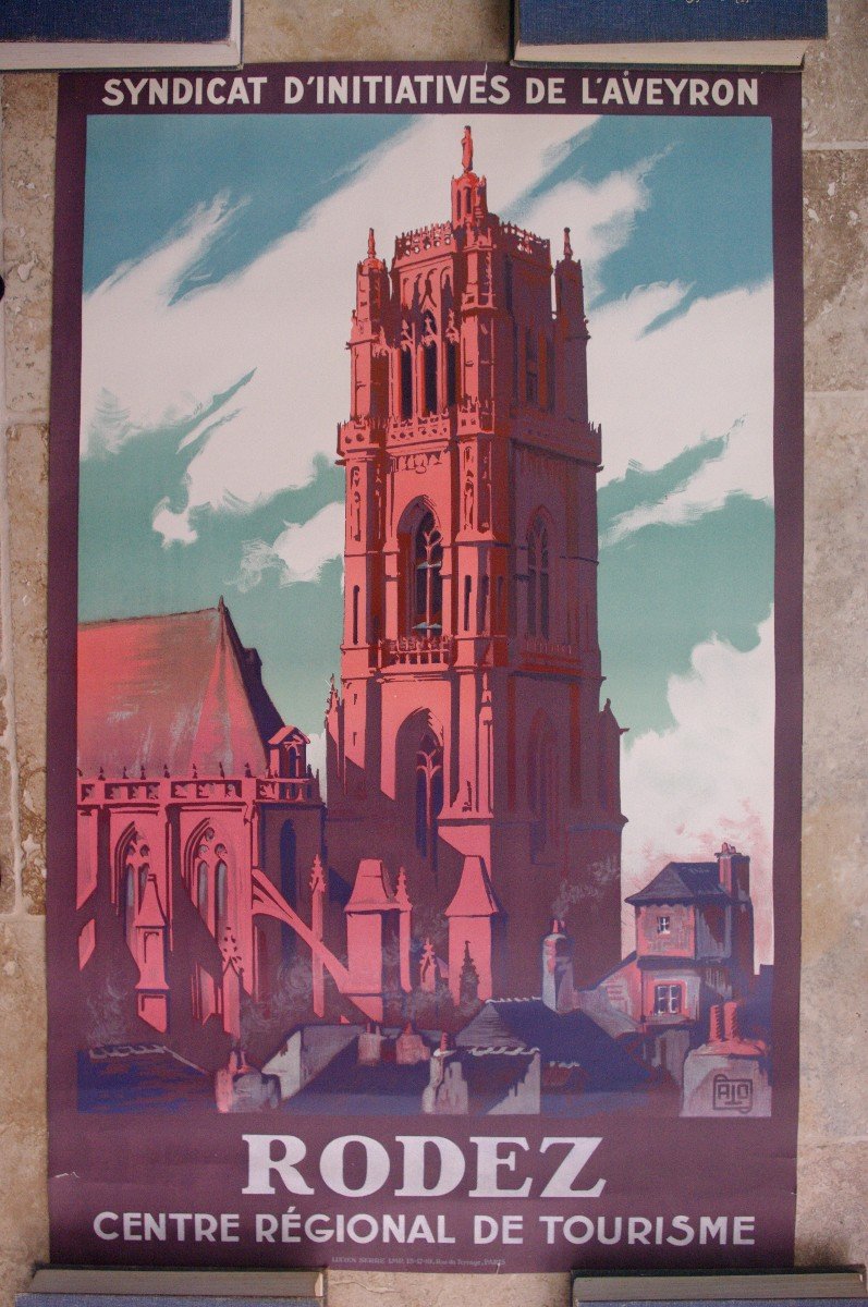 Original Poster Rodez 1930 Railways-photo-2