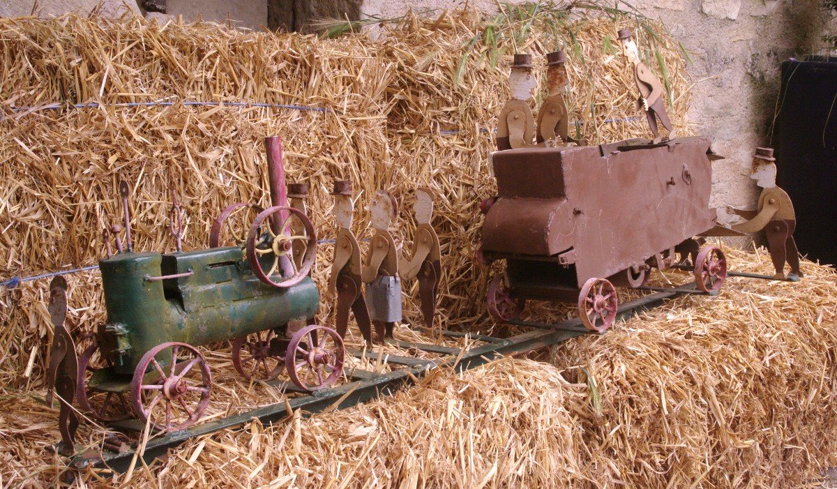 Charron Agricultural Machinery Sign Around 1930/1950-photo-2