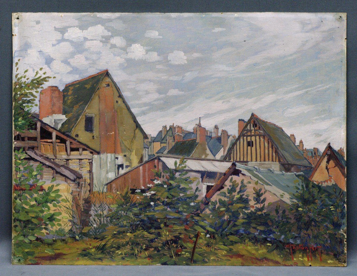 Gaston Rit Vieilles Toitures à Laval Vers 1910