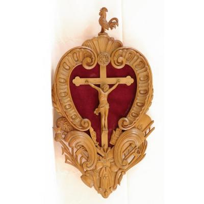 Christ Wood Symbolism Folk Art