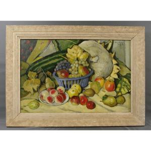 Gaston Ventrillon Lejeune Fruit d'Automne Vers 1930 Nancy