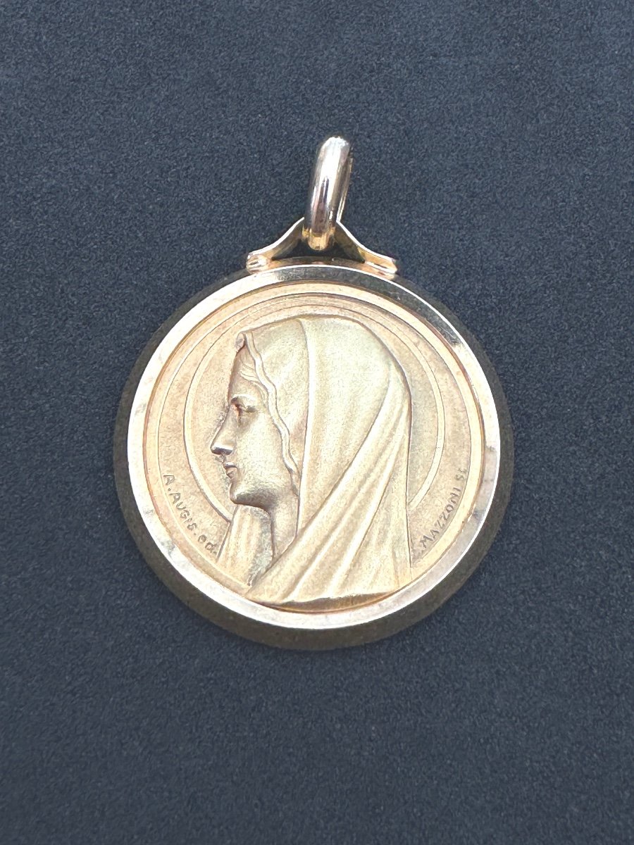 Médaille Or 18k Vierge-photo-2