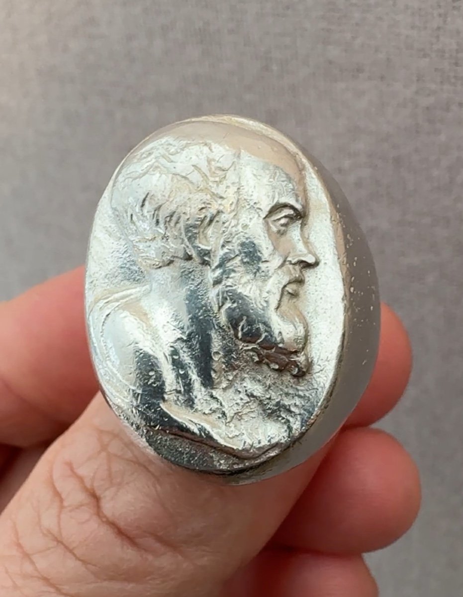 Dandy Philosopher Socrates Ring, 19th Century