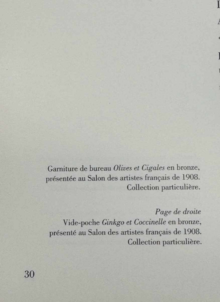 Maurice Daurat Cendrier En Bronze Cigale -photo-6