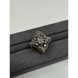 Belle Epoque Gold Diamond Ring 