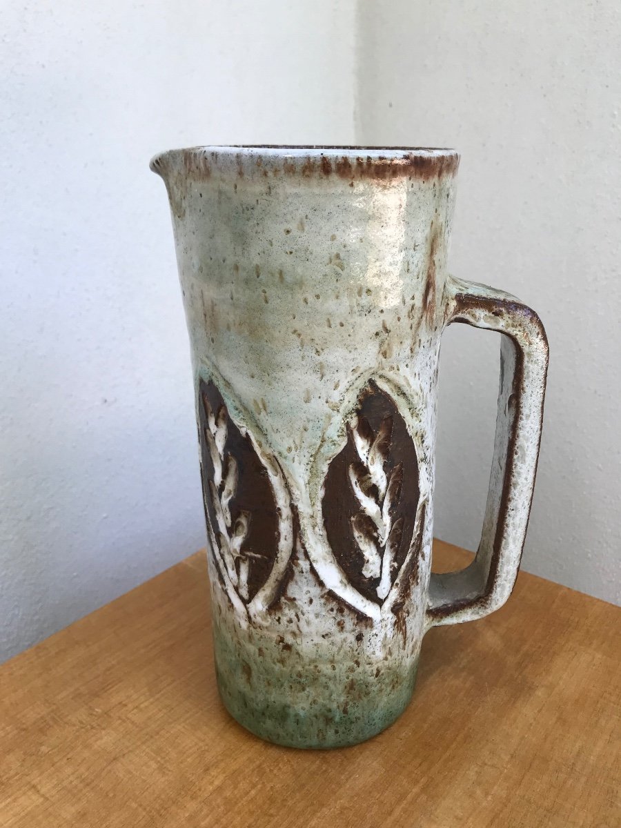 Pitcher By Albert Thiry, Vallauris, Around 1960.