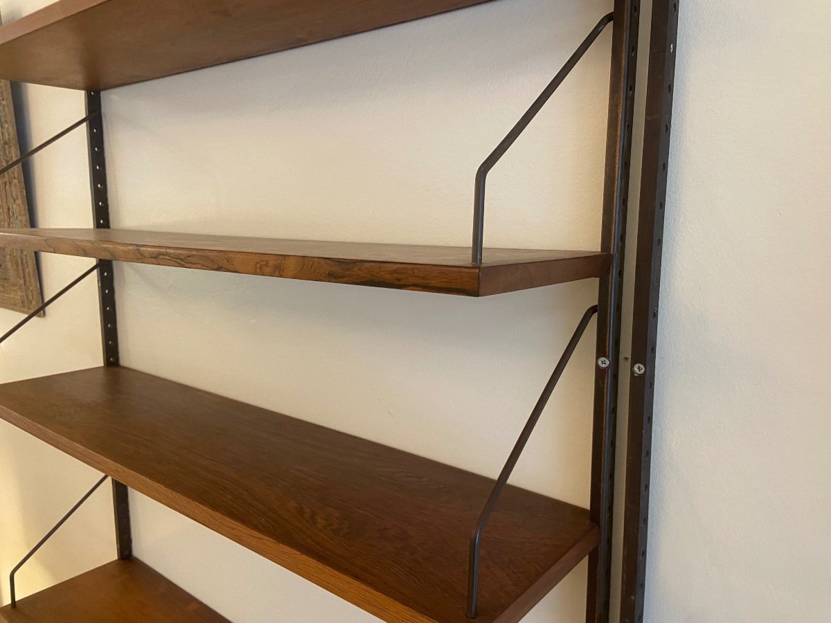 Modular Wall/shelf Unit By Poul Cadovius, Denmark, Circa 1960.-photo-2